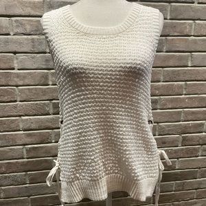 NWT Easel Small white sleeveless top